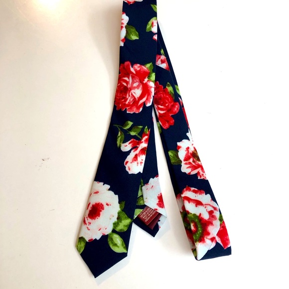 ORIGINAL PENGUIN Cotton Floral Tie - Picture 1 of 7
